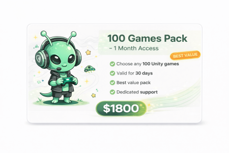 100 Games Pack – 1 Month Access