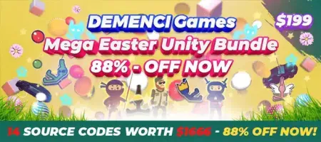 DEMENCI Games MEGA Unity Bundle: 14 Templates wort SellUnitySourceCode