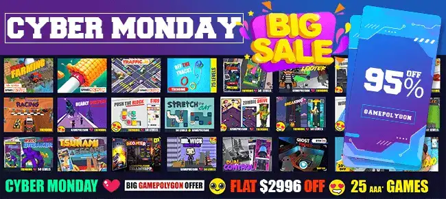 CyberMonday GamePolygon SUPER Bundle: 25 AAA Hyper SellUnitySourceCod